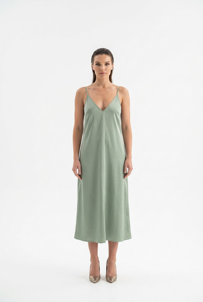 Backless Sculpted Maxi Dress - SHAPOURA