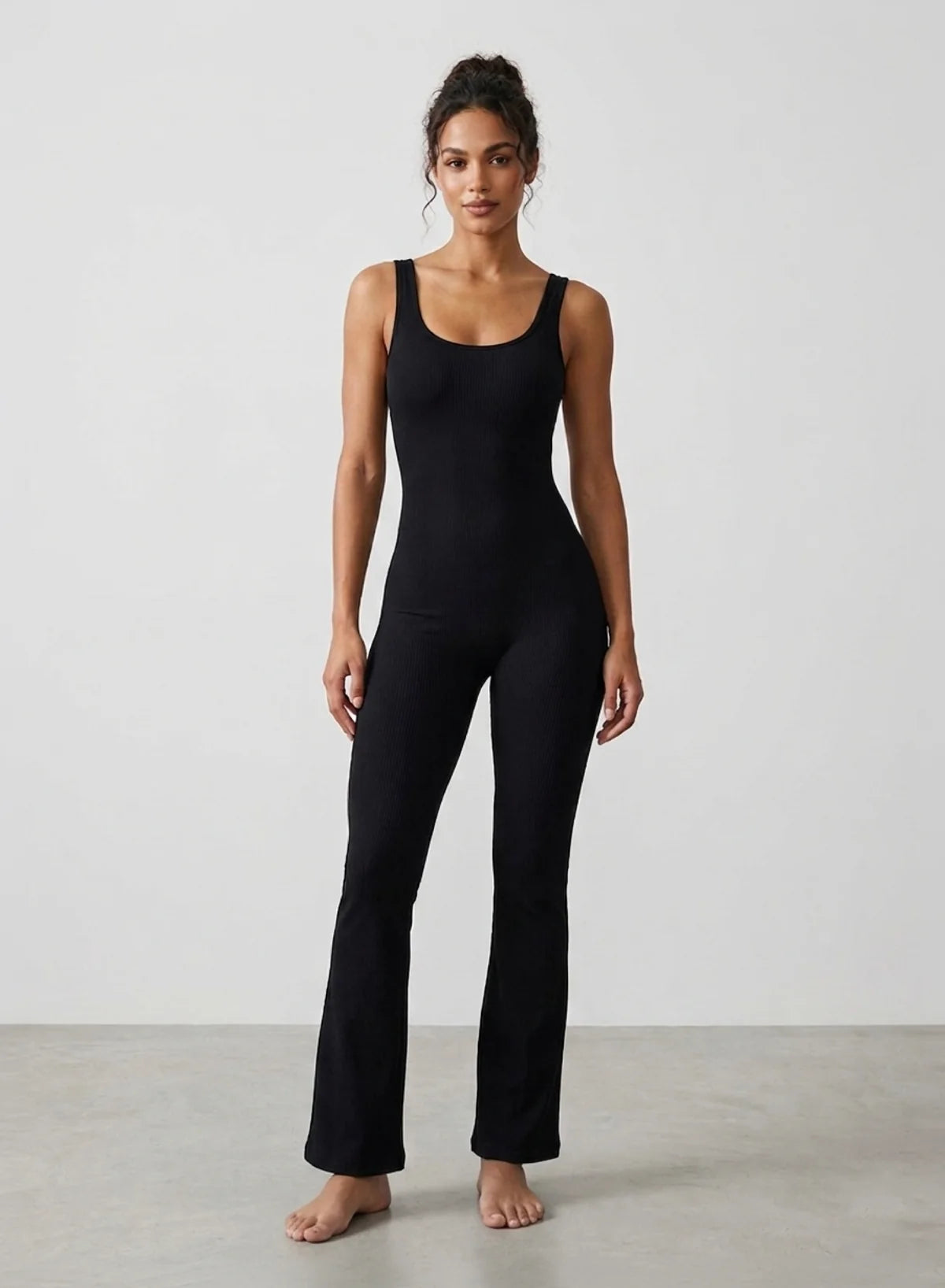 Flared Sports Jumpsuit