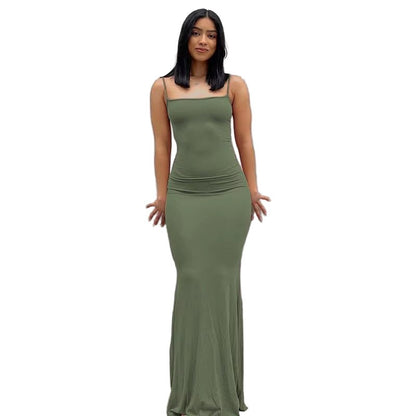 Shapewear Slip Maxi Dress - SHAPOURA