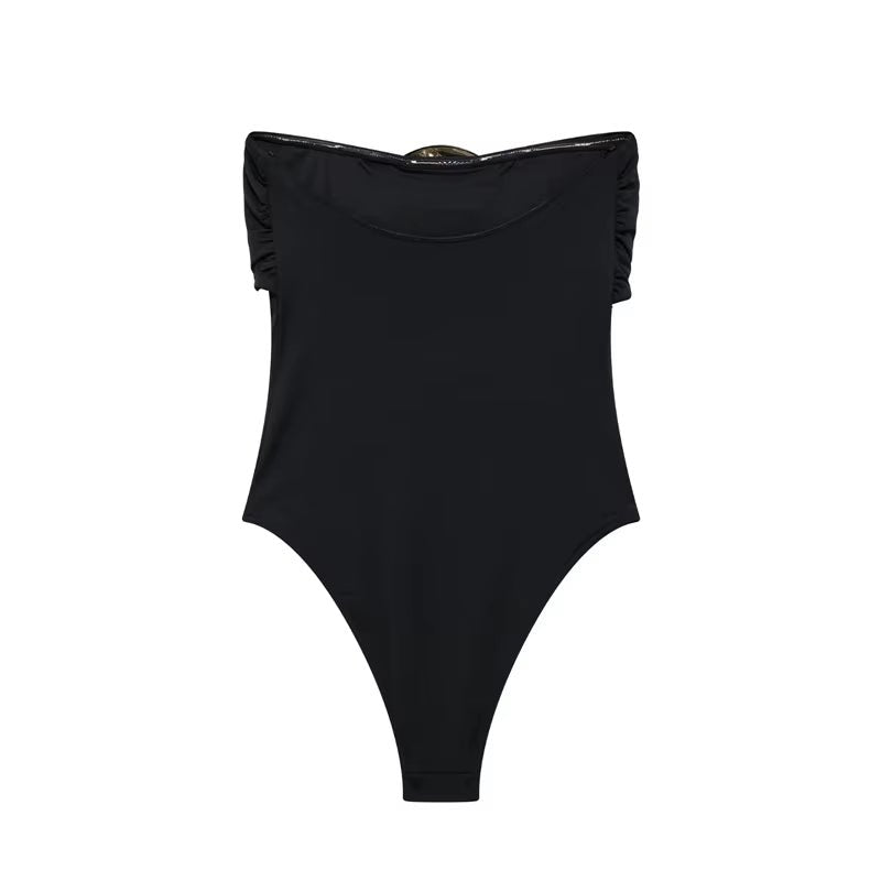 Off-Shoulder Bodysuit - SHAPOURA