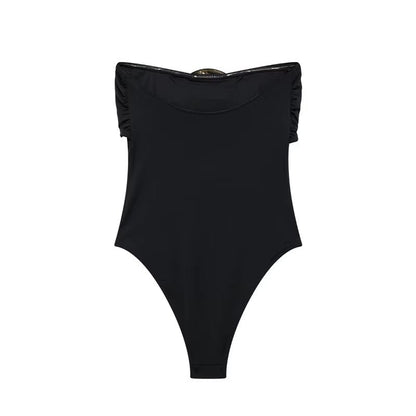 Off-Shoulder Bodysuit - SHAPOURA