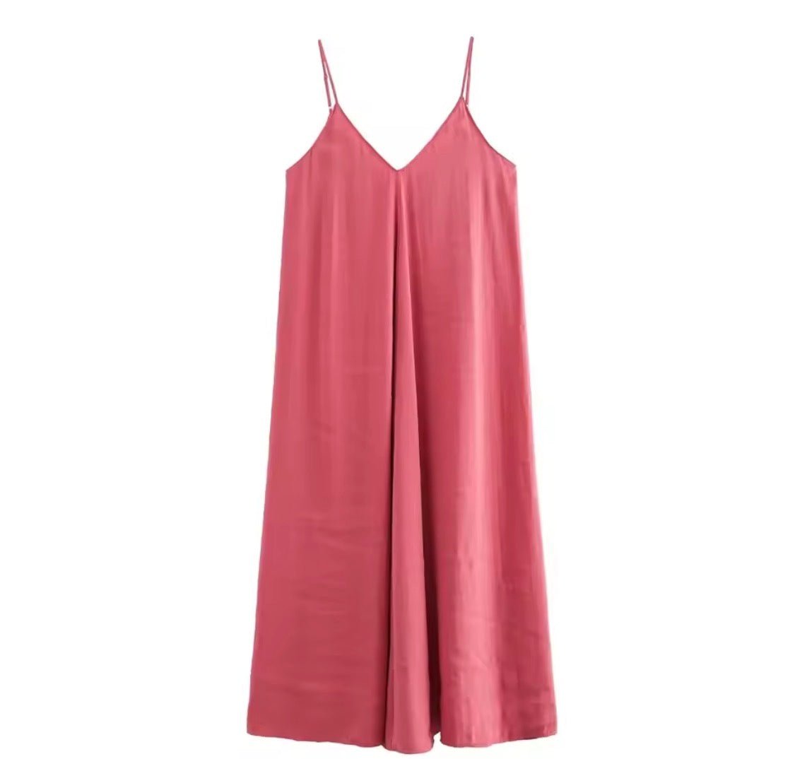 Backless Sculpted Maxi Dress - SHAPOURA