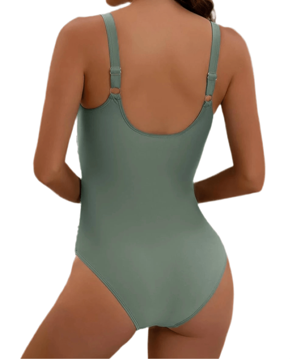 Sculpt Wrap Low Back One Piece - SHAPOURA
