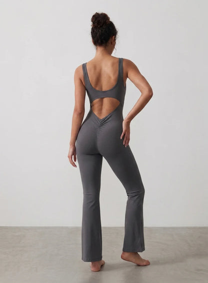 Flared Sports Jumpsuit