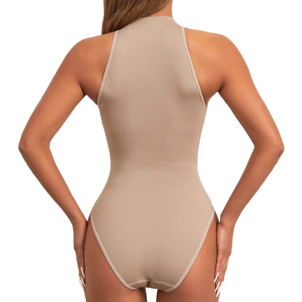 High Neck Sculpting Bodysuit - SHAPOURA